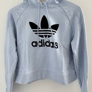 Addidas cropped hoodie, Size S
